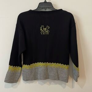 ⭐️ Disney Mickey For Kids Vintage Pullover Love Sweater Medium - 10 to 12